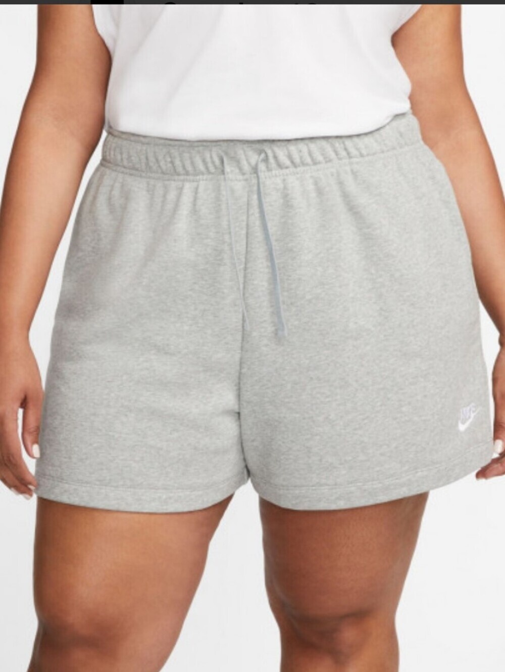 Nike Women's Grey Fleece Shorts